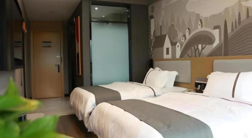 Thank Inn Hotel Hubei Wuhan Caidian Zhong Fa Xincheng Tongji Eksteriør bilde